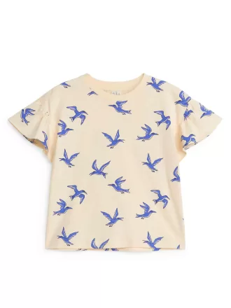 Camiseta con volantes