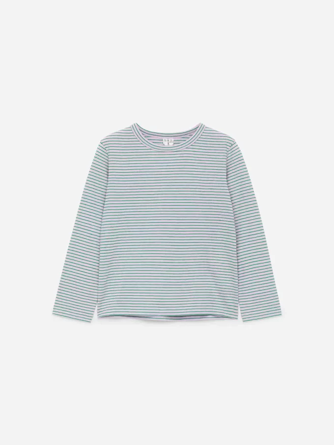 Camiseta de algodón de manga larga Camiseta de algodón de manga larga