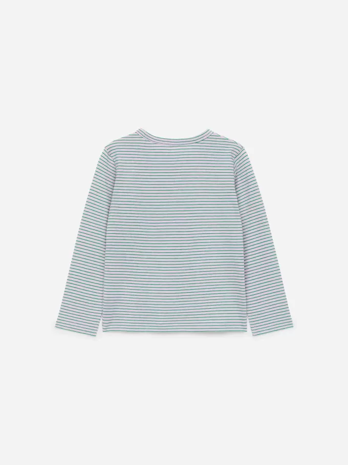 Camiseta de algodón de manga larga Camiseta de algodón de manga larga