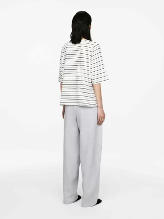 Camiseta de algodón drapeado Camiseta de algodón drapeado