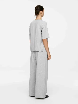 Camiseta de algodón drapeado Camiseta de algodón drapeado