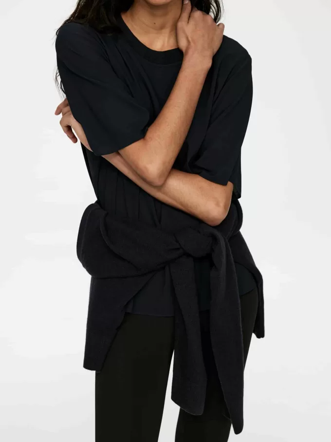 Camiseta de crepé de seda Camiseta de crepé de seda