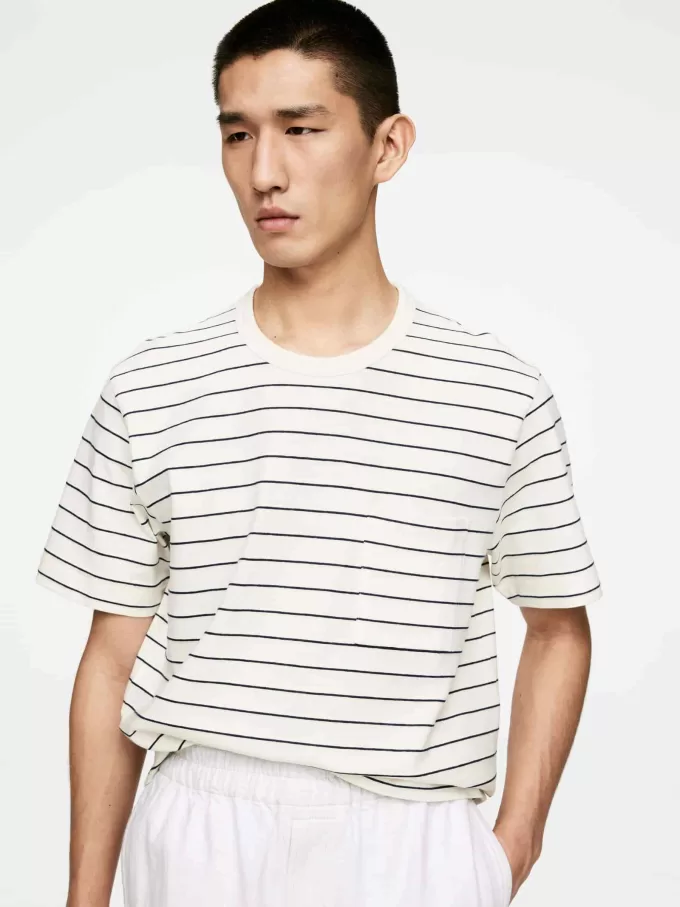 Camiseta de lino y algodón Camiseta de lino y algodón