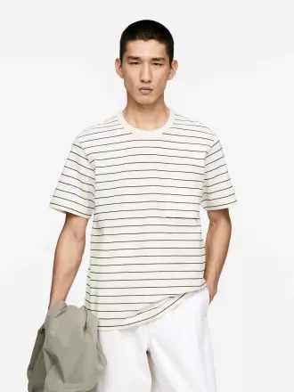 Camiseta de lino y algodón