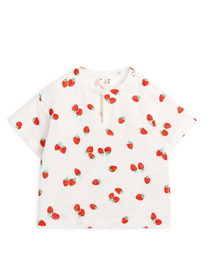 Camiseta de muselina de algodón Camiseta de muselina de algodón