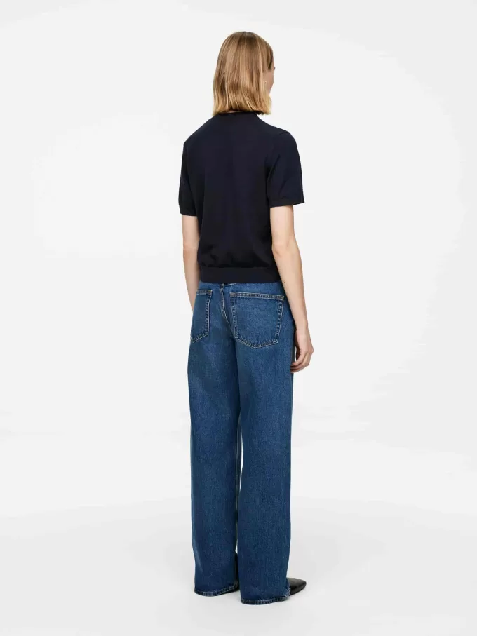 Camiseta de punto de lana merino Camiseta de punto de lana merino