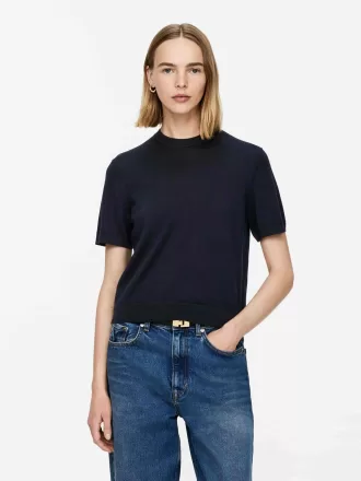 Camiseta de punto de lana merino