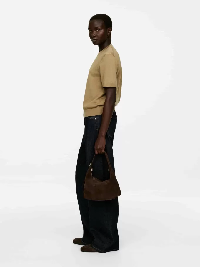 Camiseta de punto de lana merino Camiseta de punto de lana merino