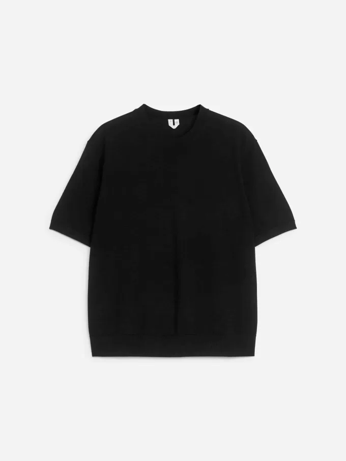 Camiseta de punto de lana merino Camiseta de punto de lana merino