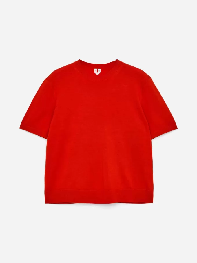 Camiseta de punto de lana merino Camiseta de punto de lana merino