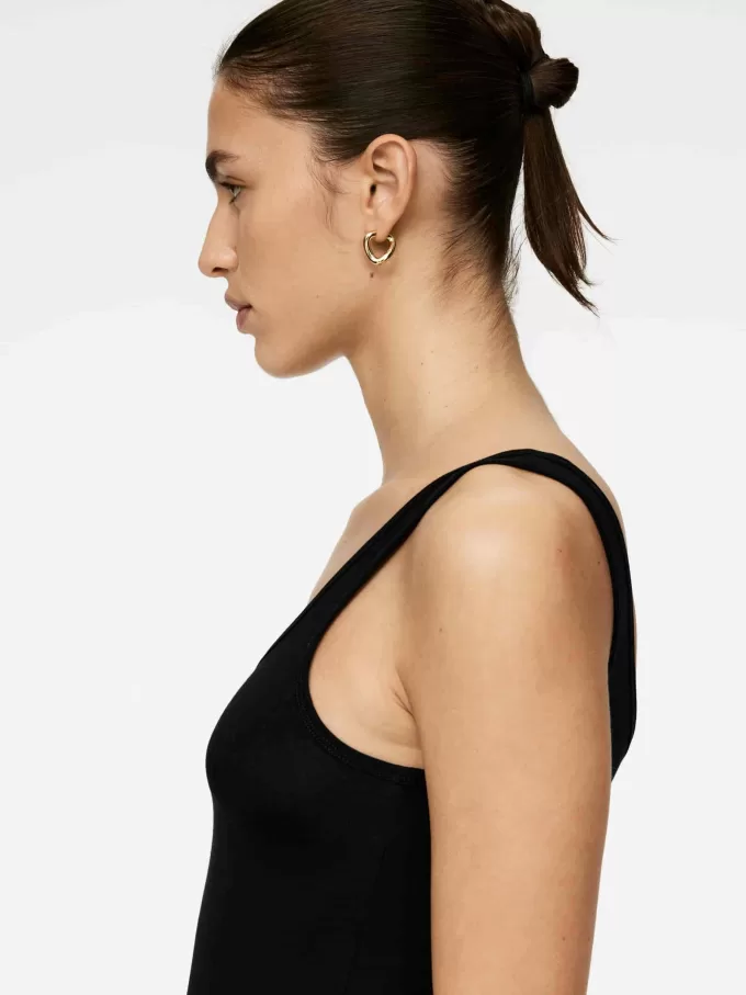 Camiseta sin mangas de algodón Camiseta sin mangas de algodón