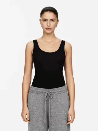 Camiseta sin mangas de algodón