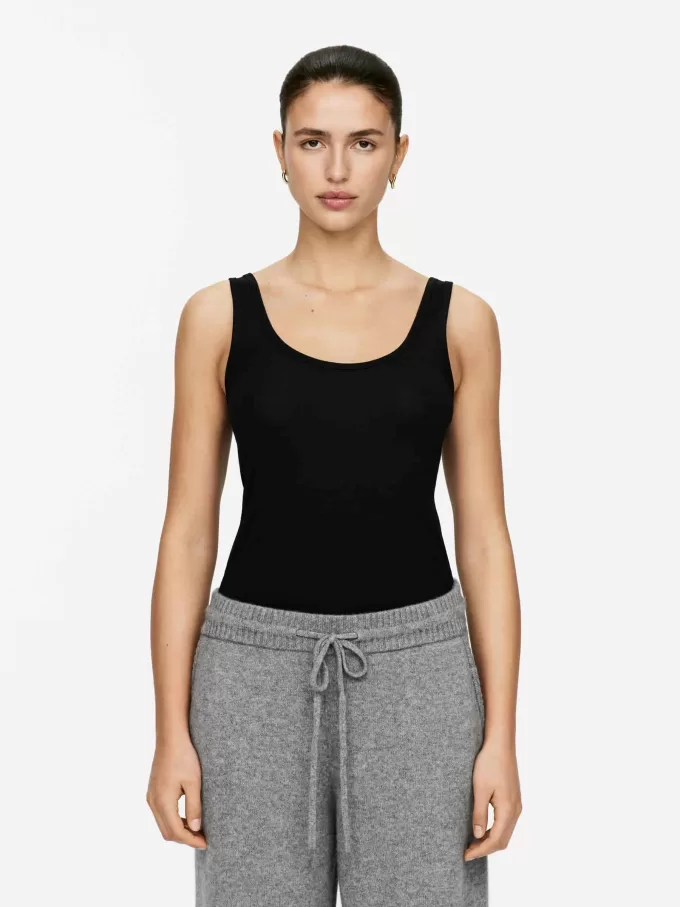 Camiseta sin mangas de algodón Camiseta sin mangas de algodón