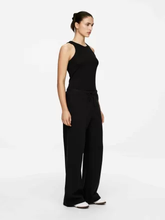 Camiseta sin mangas de canalé