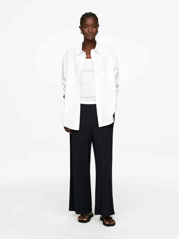 Camiseta sin mangas de canalé Camiseta sin mangas de canalé