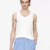 Camiseta sin mangas de canalé Camiseta sin mangas de canalé