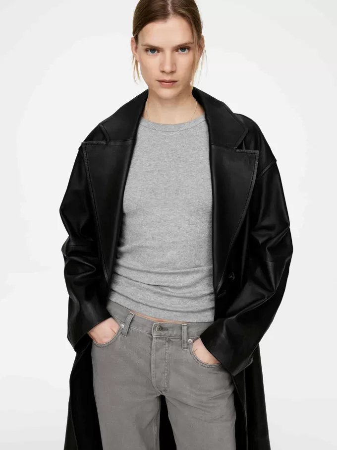 Camiseta sin mangas de canalé Camiseta sin mangas de canalé