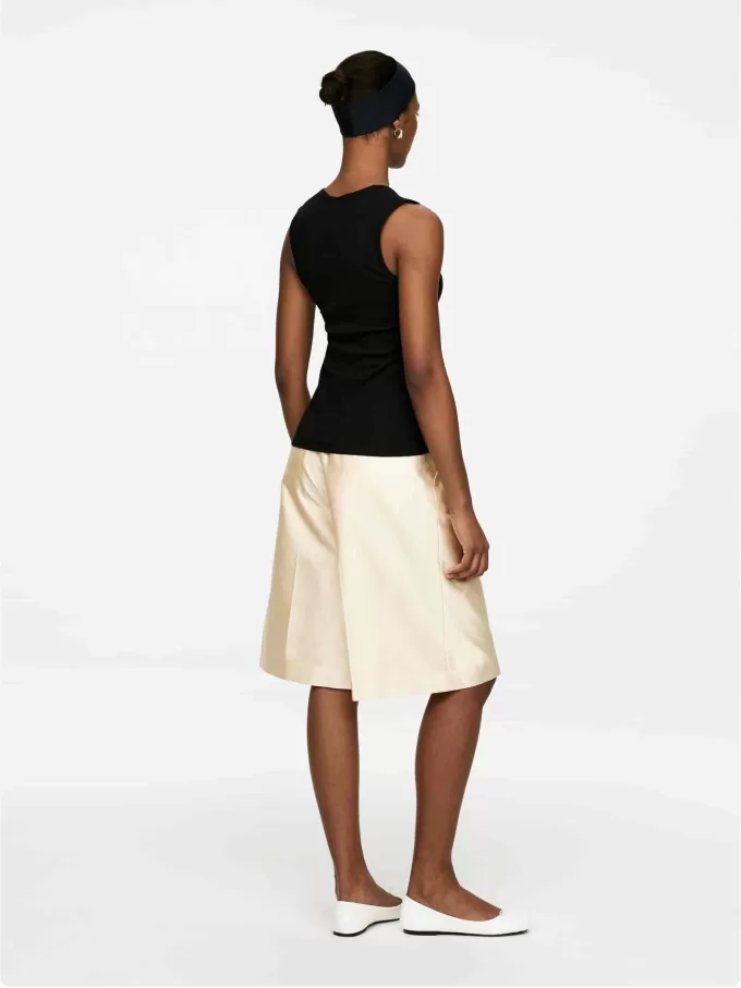 Camiseta sin mangas de canalé Camiseta sin mangas de canalé