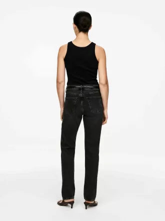 Camiseta sin mangas de canalé