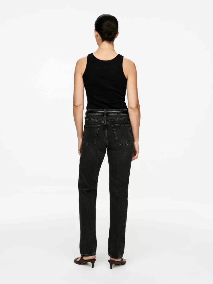 Camiseta sin mangas de canalé Camiseta sin mangas de canalé