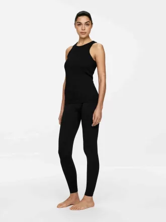 Camiseta sin mangas de canalé