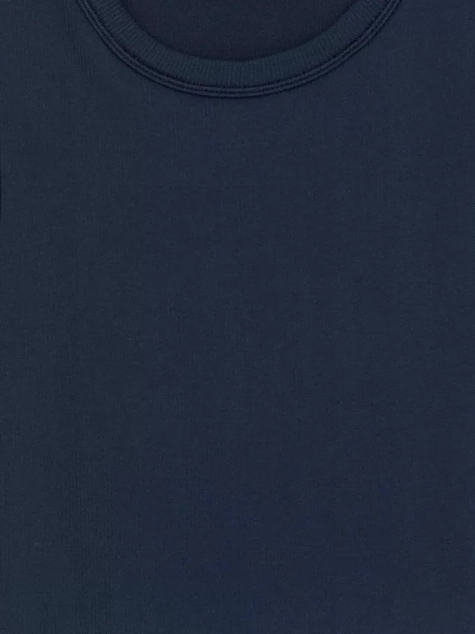 Camiseta sin mangas de canalé sin costuras Camiseta sin mangas de canalé sin costuras