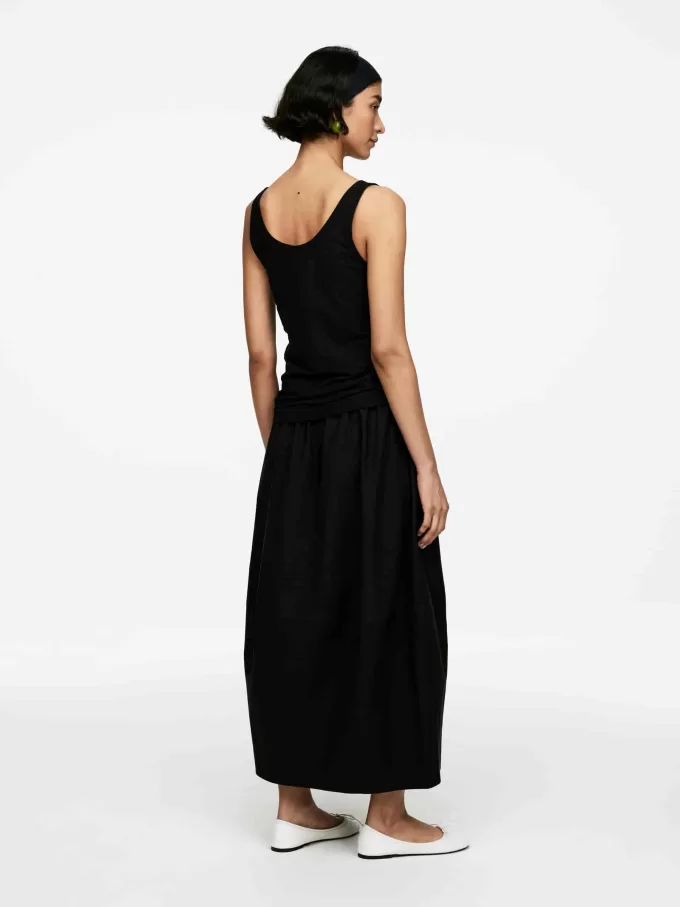 Camiseta sin mangas de crepé Camiseta sin mangas de crepé