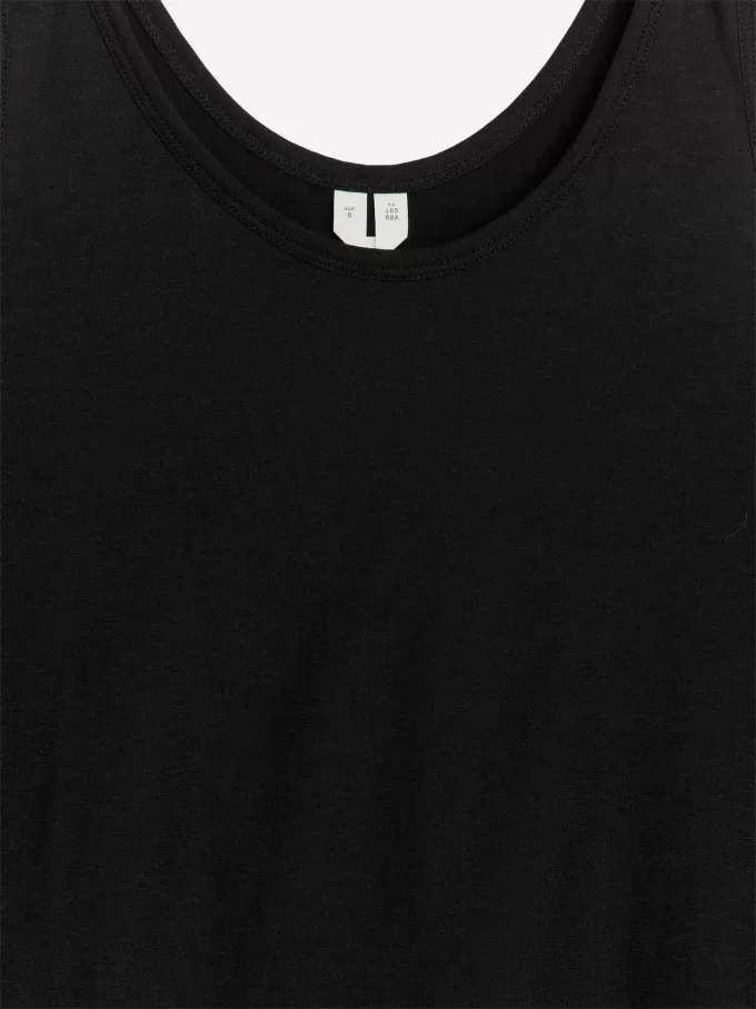 Camiseta sin mangas de crepé Camiseta sin mangas de crepé