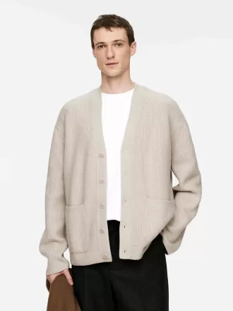 Cárdigan con cuello en V