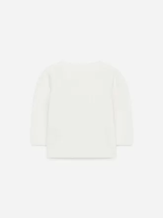 Cárdigan de algodón suave para recién nacido