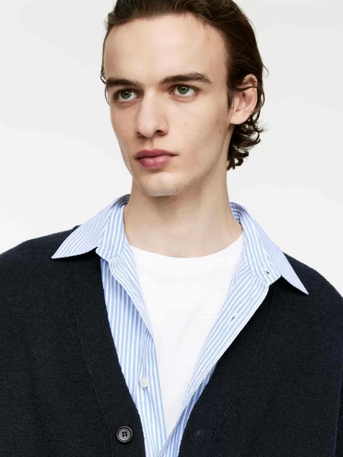 Cárdigan de lana y algodón Cárdigan de lana y algodón