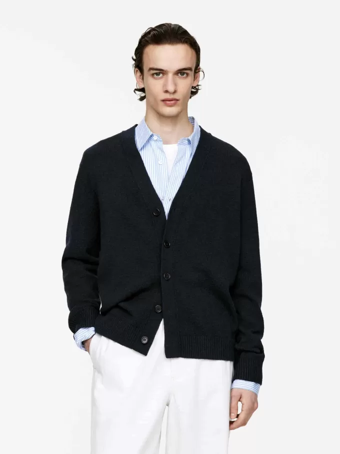 Cárdigan de lana y algodón Cárdigan de lana y algodón