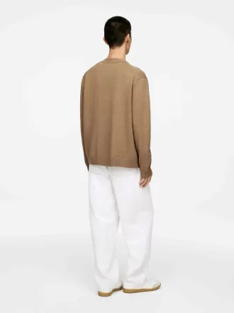 Cárdigan de lana y algodón