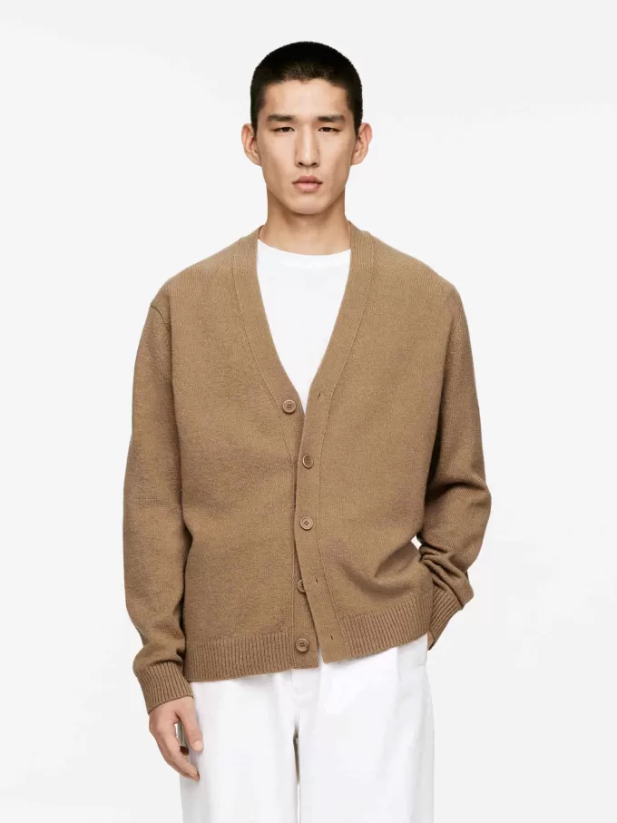 Cárdigan de lana y algodón Cárdigan de lana y algodón