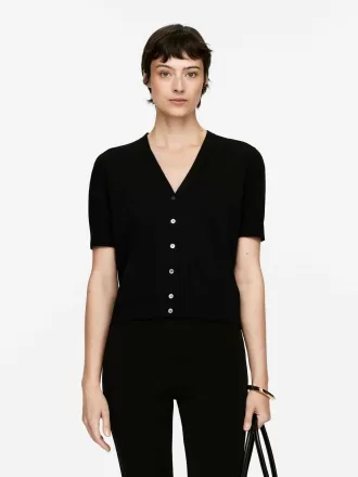 Cárdigan de manga corta