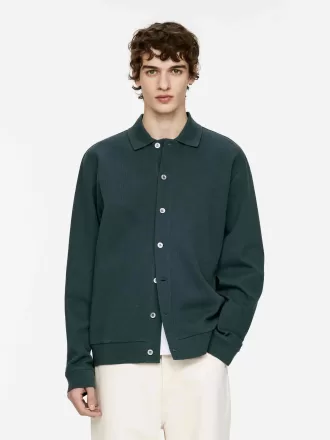 Cárdigan de punto de algodón