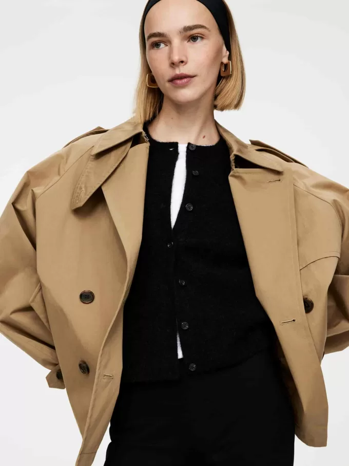 Cárdigan en mezcla de lana y alpaca Cárdigan en mezcla de lana y alpaca