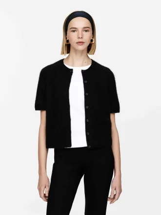 Cárdigan en mezcla de lana y alpaca Cárdigan en mezcla de lana y alpaca