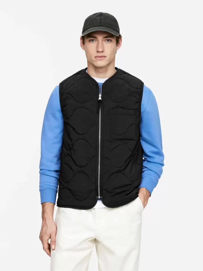 Chaleco con forro acolchado 2 en 1 Chaleco con forro acolchado 2 en 1