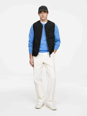 Chaleco con forro acolchado 2 en 1