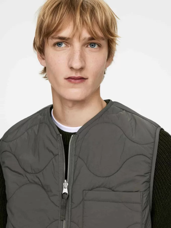 Chaleco con forro acolchado 2 en 1 Chaleco con forro acolchado 2 en 1