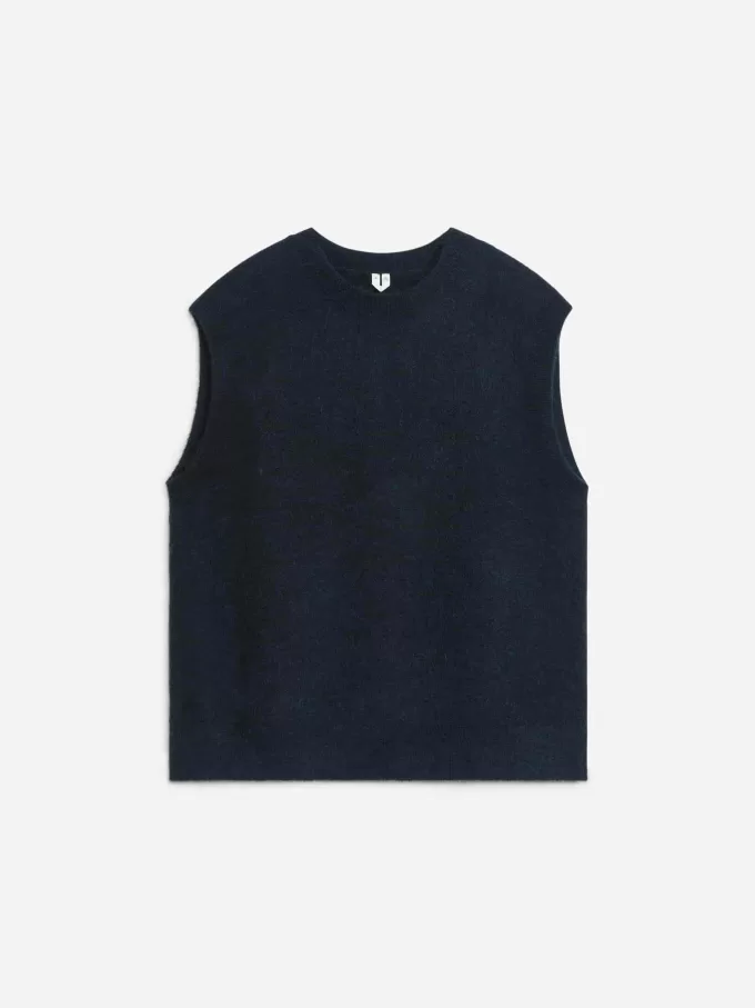 Chaleco en mezcla de lana y alpaca Chaleco en mezcla de lana y alpaca