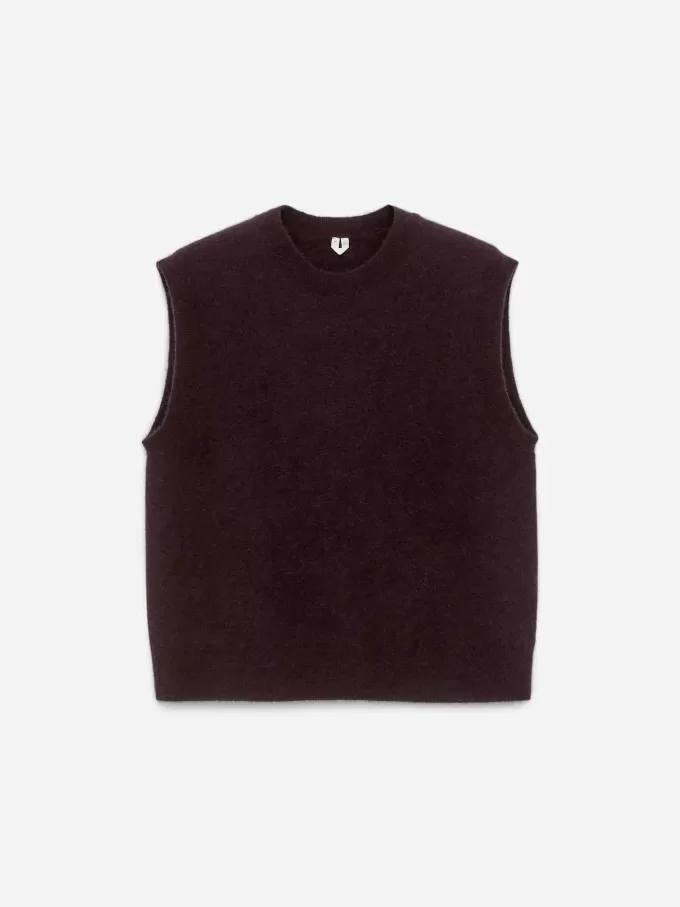 Chaleco en mezcla de lana y alpaca Chaleco en mezcla de lana y alpaca