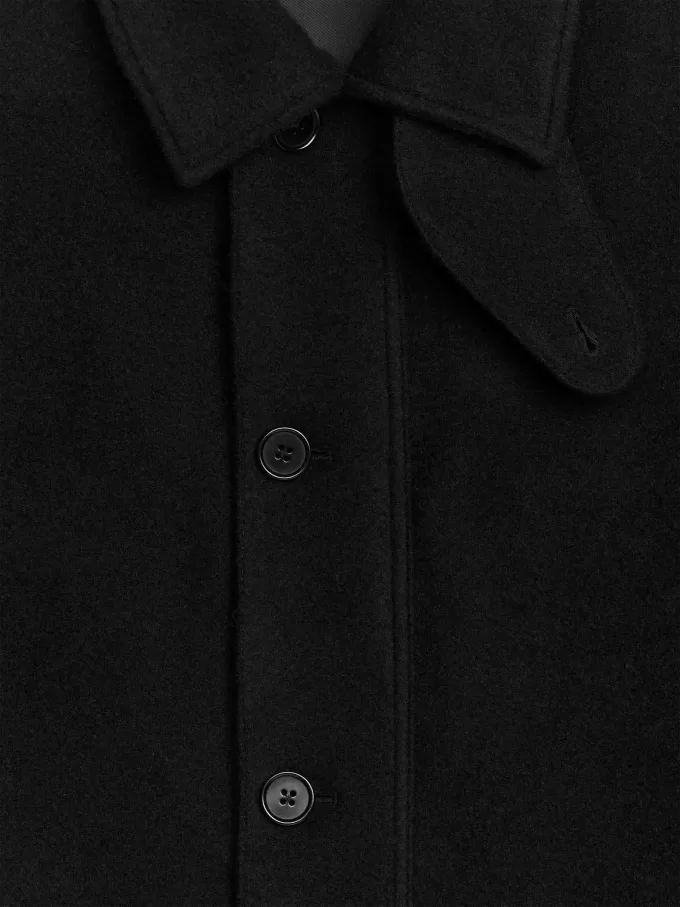 Chaqueta Boxy De Mezcla De Lana Chaqueta Boxy De Mezcla De Lana