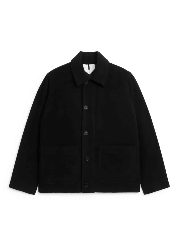 Chaqueta Boxy De Mezcla De Lana Chaqueta Boxy De Mezcla De Lana