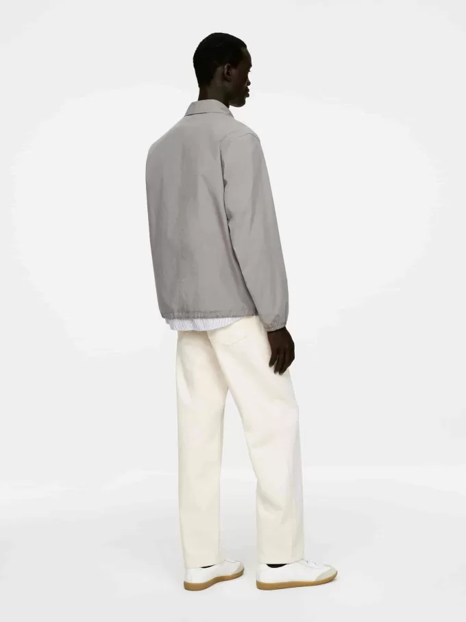 Chaqueta camisera en mezcla de algodón Chaqueta camisera en mezcla de algodón