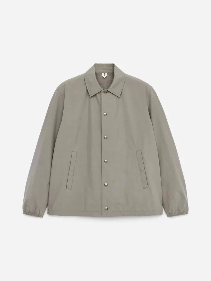 Chaqueta camisera en mezcla de algodón Chaqueta camisera en mezcla de algodón