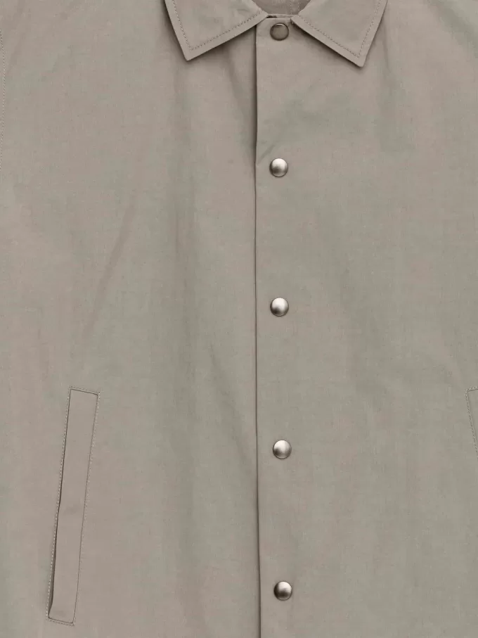 Chaqueta camisera en mezcla de algodón Chaqueta camisera en mezcla de algodón