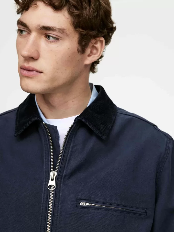 Chaqueta de lona de algodón Chaqueta de lona de algodón