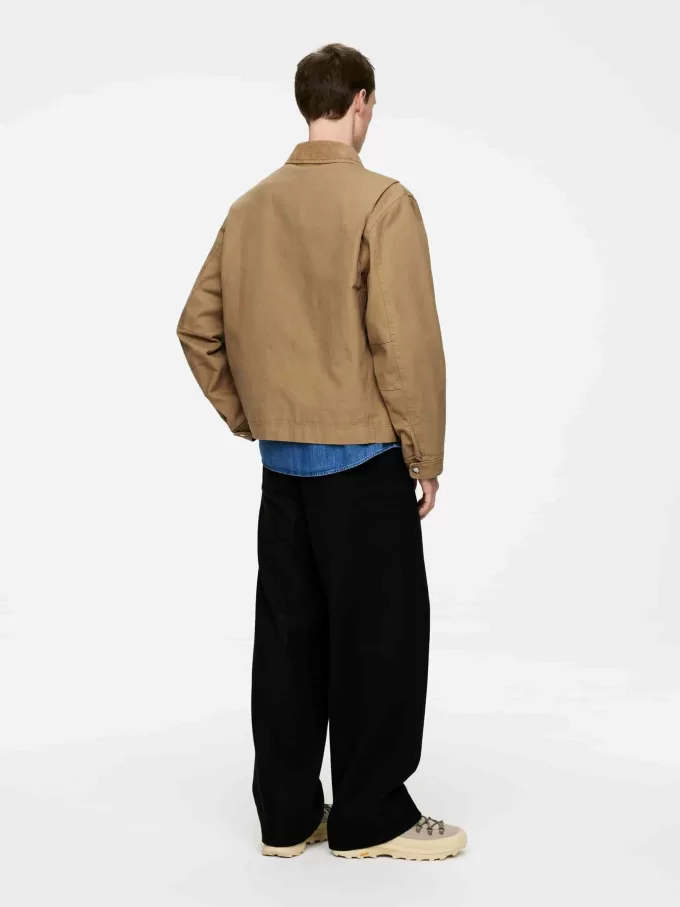 Chaqueta de lona de algodón Chaqueta de lona de algodón